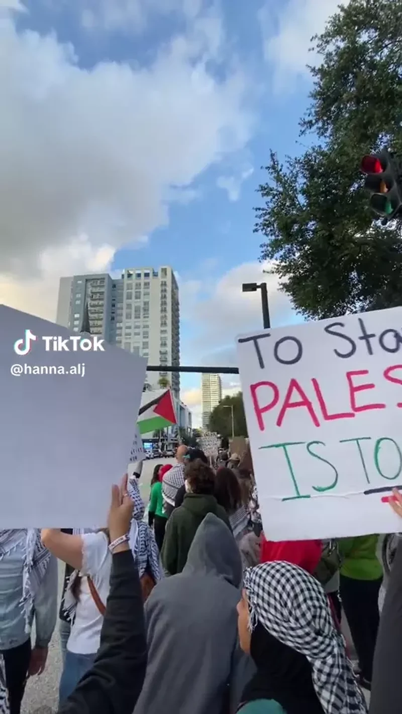 Al Jallad at an anti Israel protest_#26